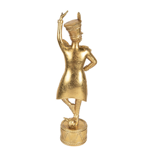 Figurina Spargatorul de Nuci polirasina aurie 14x10x45 cm
