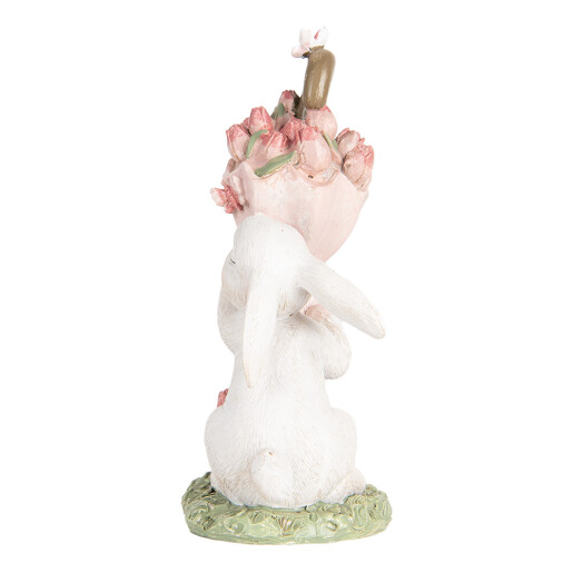 Figurina Iepuras Paste polirasina multicolora 9x7x15 cm