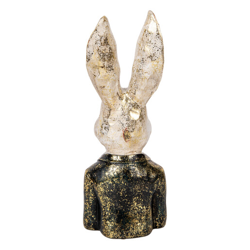 Figurina Iepuras Paste polirasina multicolora 13x12x32 cm