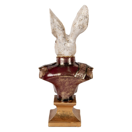 Figurina Iepuras Paste polirasina multicolora 23x16x50 cm