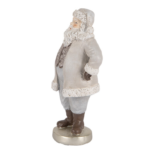 Figurina Mos Craciun polirasina multicolora 8x6x15 cm