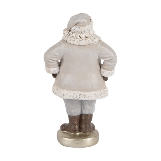 Figurina Mos Craciun polirasina multicolora 8x6x15 cm