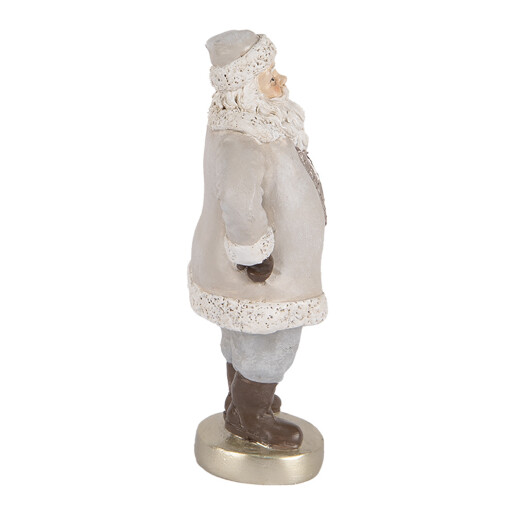 Figurina Mos Craciun polirasina multicolora 8x6x15 cm