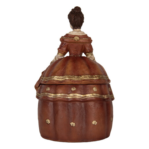 Figurina Femeie polirasina multicolora 19x16x29 cm