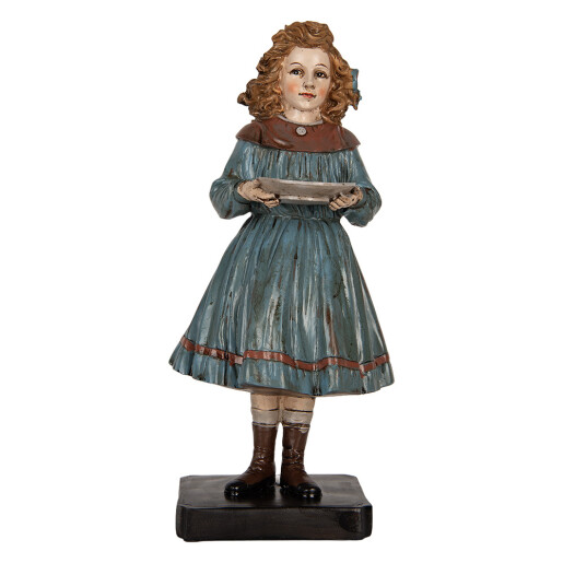 Figurina Femeie polirasina multicolora 15x14x31 cm