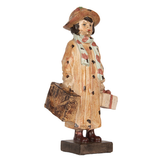 Figurina Fetita polirasina multicolora 14x9x27 cm