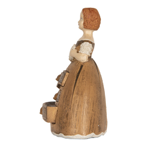Figurina Femeie polirasina multicolora 16x11x20 cm
