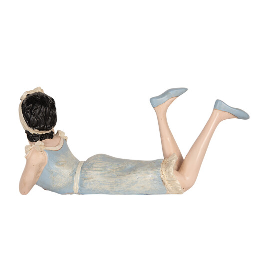 Figurina Femeie polirasina multicolora 26x12x9 cm