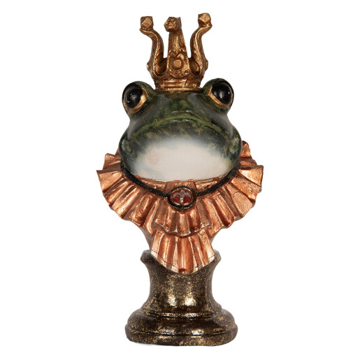 Figurina Broscuta polirasina multicolora 12x11x22 cm