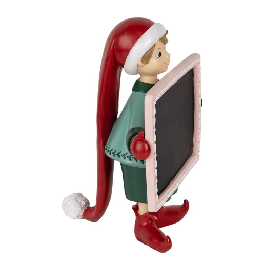 Figurina Elf cu tablita scris 18x15x23 cm