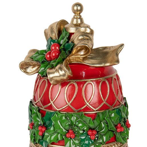 Clopotel Craciun polirasina multicolora Ø 32x41 cm