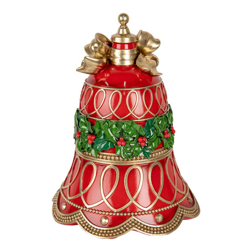 Clopotel Craciun polirasina multicolora Ø 32x41 cm