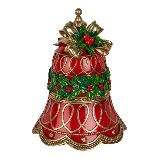 Clopotel Craciun polirasina multicolora Ø 32x41 cm