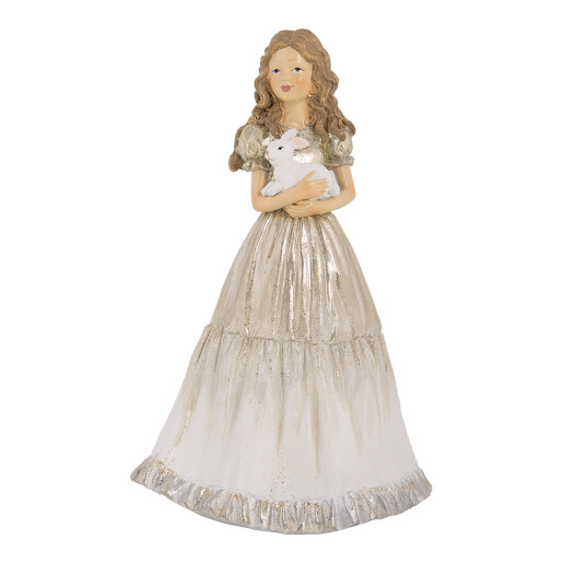 Figurina Fetita polirasina multicolora 14x11x22 cm