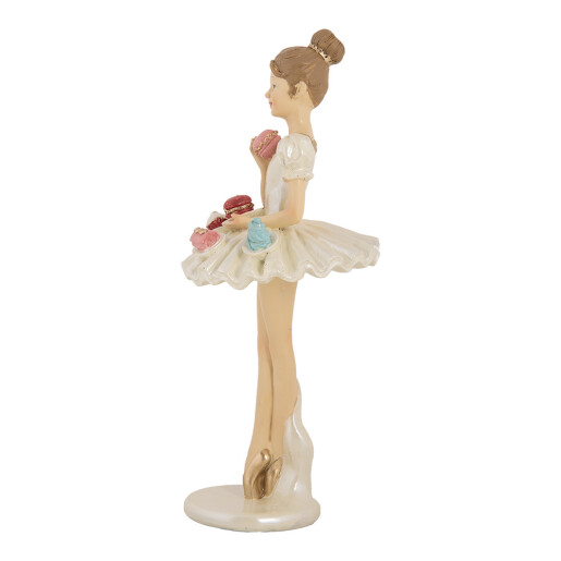Figurina Balerina polirasina multicolora Ø 10x24 cm