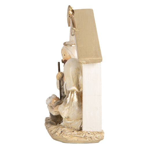 Decoratiune Nasterea Domnului polirasina multicolora 10x5x12 cm