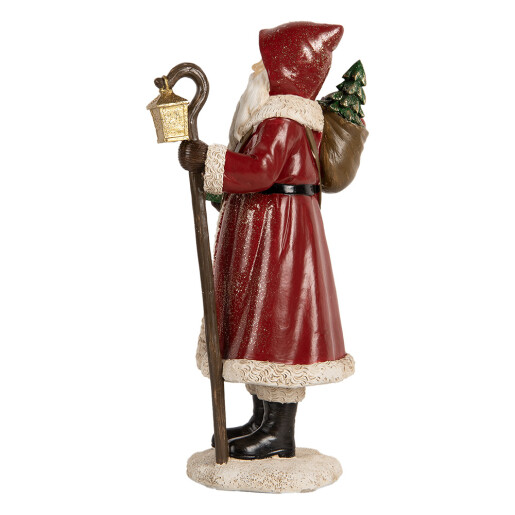 Figurina Mos Craciun polirasina multicolora 12x11x26 cm