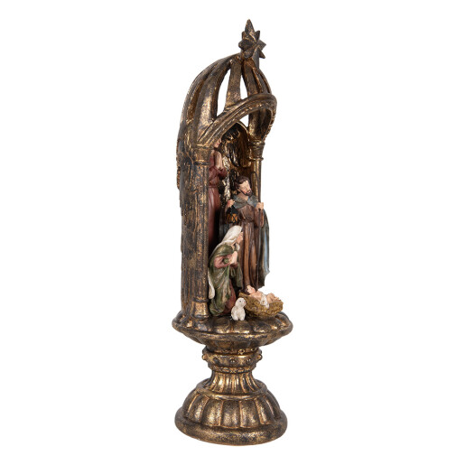 Figurina Nasterea Domnului polirasina multicolora Ø 14x43 cm