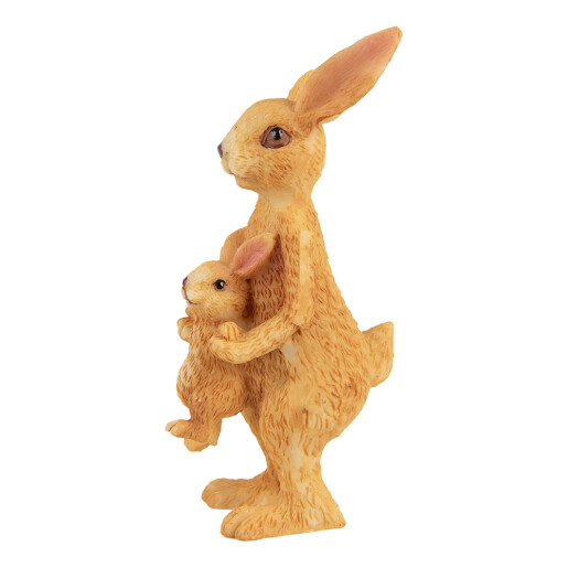 Figurina Iepurasi polirasina 4x4x8 cm