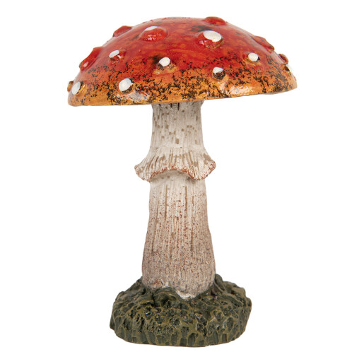 Ciupercuta decorativa polirasina multicolora Ø 6x8 cm