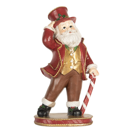 Figurina Mos Craciun polirasina 12x9x21 cm