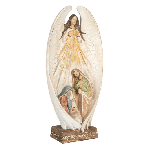 Figurina Nasterea Domnului polirasina multicolora 19x10x40 cm
