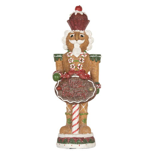 Figurina Spargatorul de Nuci polirasina multicolora cu led 12x10x35 cm Figurina Spargatorul de Nuci polirasina multicolora cu led 12x10x35 cm