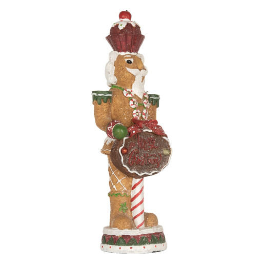 Figurina Spargatorul de Nuci polirasina multicolora cu led 12x10x35 cm Figurina Spargatorul de Nuci polirasina multicolora cu led 12x10x35 cm