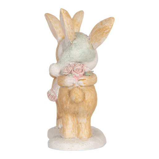 Figurina Iepurasi Paste polirasina multicolora 10x5x10 cm