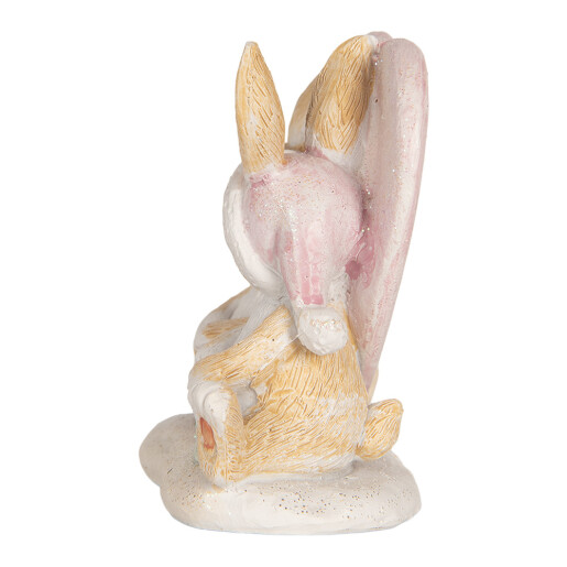 Figurina Iepurasi Paste polirasina multicolora 11x6x9 cm