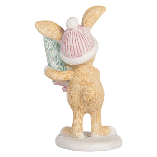 Figurina Craciun polirasina multicolora 5x5x10 cm Figurina Craciun polirasina multicolora 5x5x10 cm