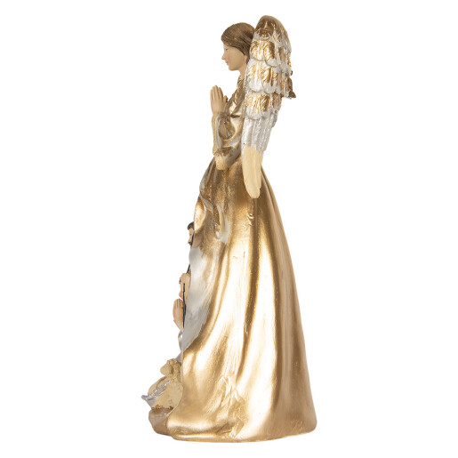 Figurina Nasterea Domnului polirasina multicolora 16x13x31 cm Figurina Nasterea Domnului polirasina multicolora 16x13x31 cm