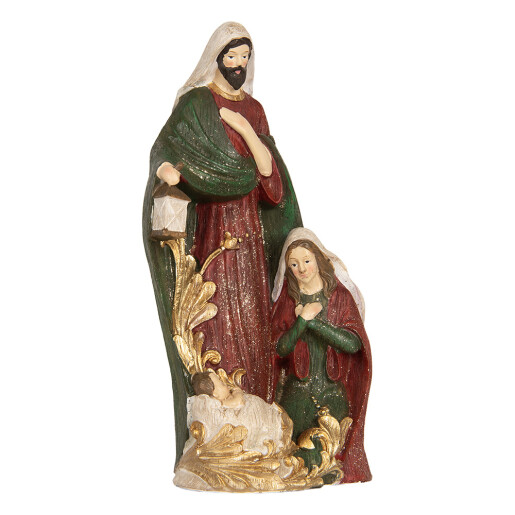Figurina Nasterea Domnului polirasina 15x10x27 cm