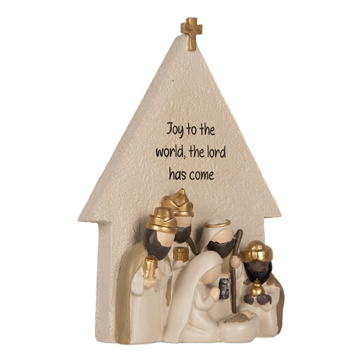 Decoratiune Nasterea Domnului polirasina multicolora 16x6x21 cm Decoratiune Nasterea Domnului polirasina multicolora 16x6x21 cm