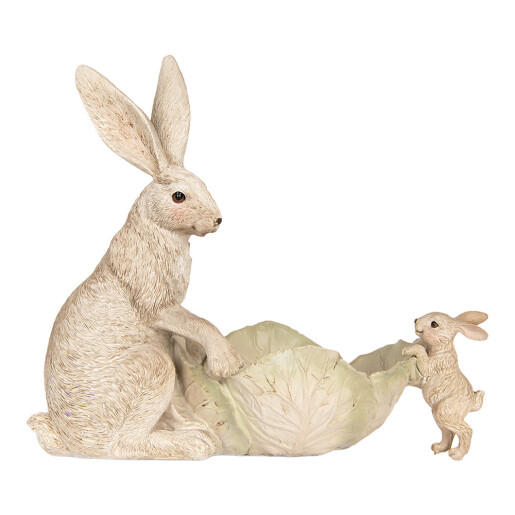 Figurina Iepurasi Paste polirasina 29x14x26 cm Figurina Iepurasi Paste polirasina 29x14x26 cm