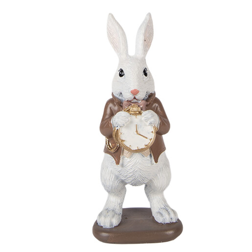 Figurina Iepuras Paste polirasina multicolora 7x7x16 cm