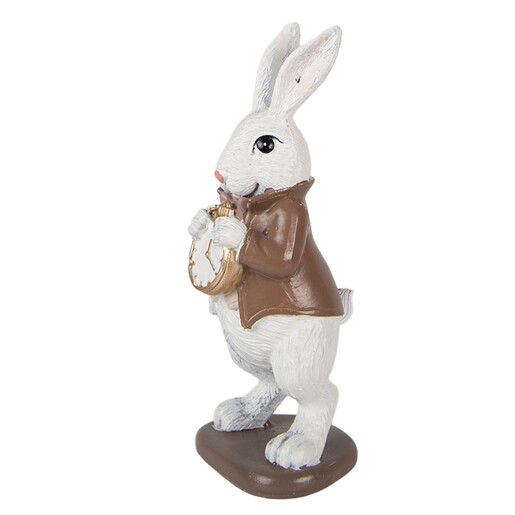 Figurina Iepuras Paste polirasina multicolora 7x7x16 cm