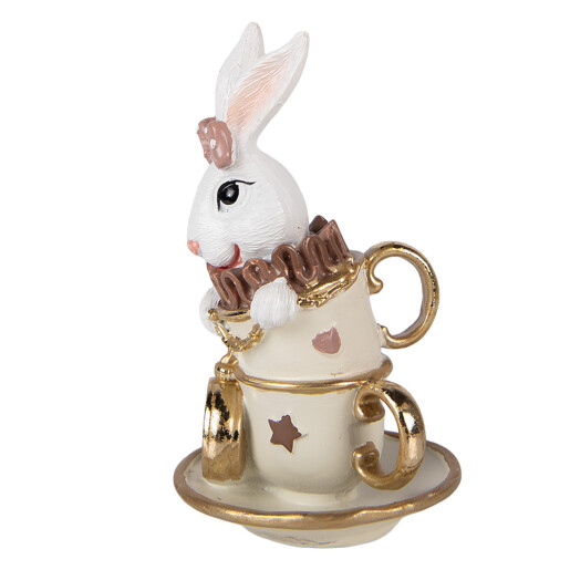 Figurina Iepuras Paste polirasina 8x8x14 cm