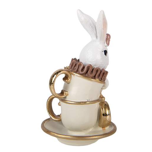 Figurina Iepuras Paste polirasina 8x8x14 cm