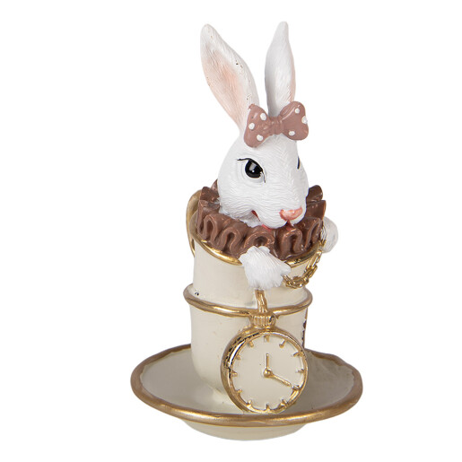 Figurina Iepuras Paste polirasina 8x8x14 cm