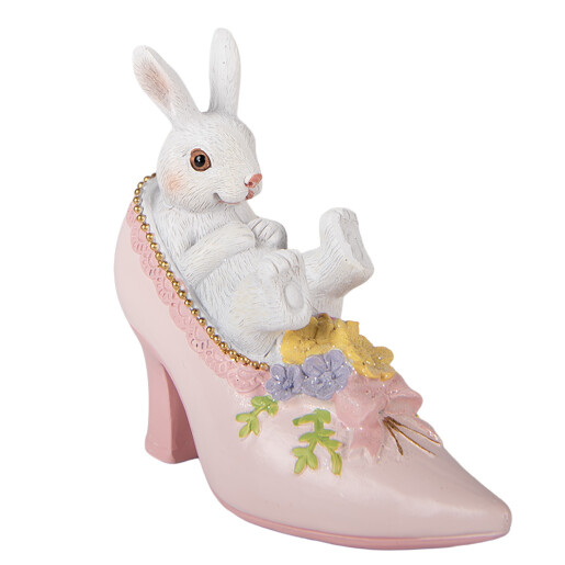 Figurina Iepuras Paste polirasina multicolora 13x5x12 cm