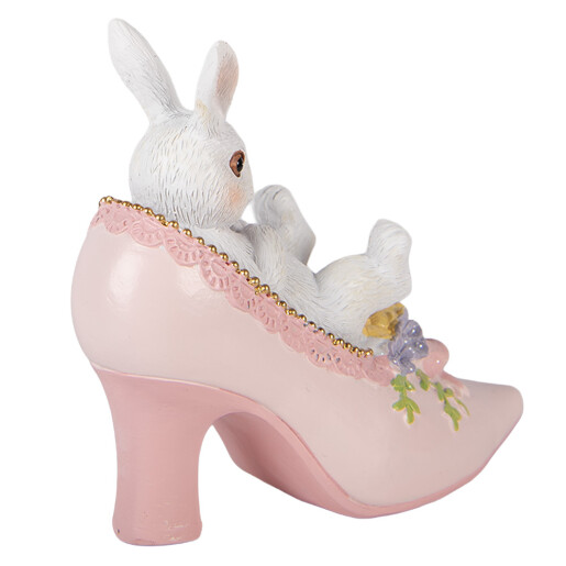 Figurina Iepuras Paste polirasina multicolora 13x5x12 cm
