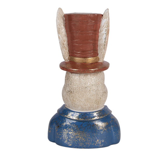 Figurina Iepuras Paste polirasina multicolora 17x13x29 cm