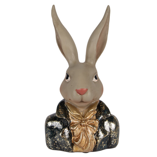 Figurina Iepuras Paste polirasina multicolora 13x10x23 cm