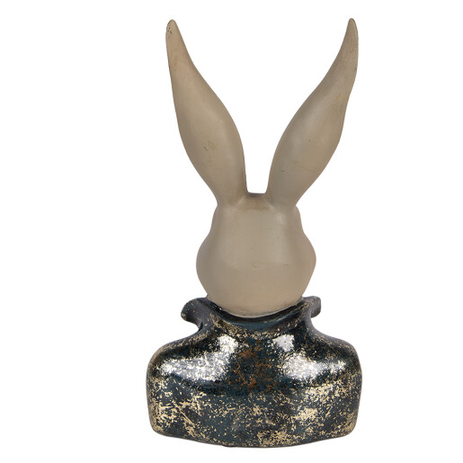 Figurina Iepuras Paste polirasina multicolora 13x10x23 cm
