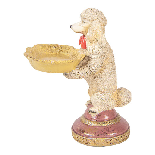 Figurina Catelus polirasina multicolora 15x16x21 cm