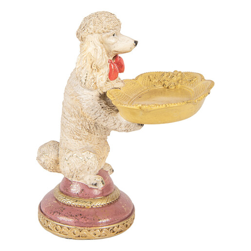 Figurina Catelus polirasina multicolora 15x16x21 cm