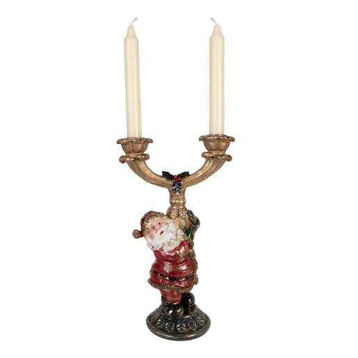 Sfesnic Craciun polirasina multicolora 17x10x28 cm