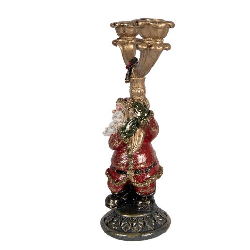 Sfesnic Craciun polirasina multicolora 17x10x28 cm