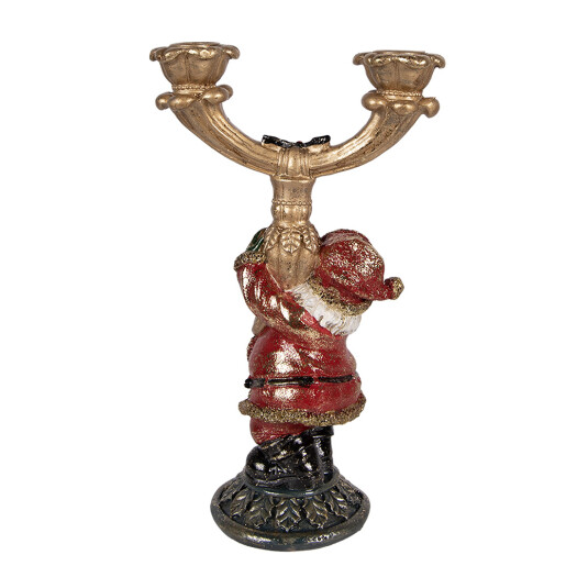 Sfesnic Craciun polirasina multicolora 17x10x28 cm